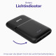 Buddi Mini PowerBank - Φορητή Μπαταρία Φόρτισης με 2 x USB-Α / 1 x Type-C - 5000mAh - Black - 5 Έτη Εγγύηση (8719246399077)