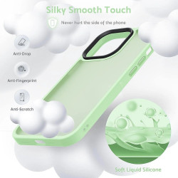 HappyCase Ημιδιάφανη Σκληρή Θήκη - Apple iPhone 15 Pro - Matte Green (8719246412653)