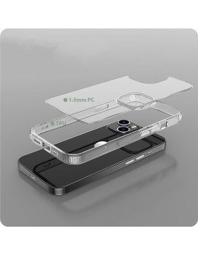 Tech-Protect FlexAir Hybrid - Σκληρή Διάφανη Θήκη Apple iPhone 15 - Clear (9490713936702)