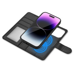 Tech-Protect Wallet MagSafe - 2 σε 1 Πορτοφόλι με Αποσπώμενη Θήκη MagSafe - Apple iPhone 15 Pro Max - Black (9319456603989)