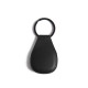 Mujjo Canopy - Δερμάτινη Θήκη / Μπρελόκ Apple AirTag 2 / 1 - Black (MUJJO-KY-001-BK)