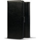 Θήκη iPhone 15 Pro Max Rosso Element 2 in 1 PU Πορτοφόλι - Black (8719246401411)