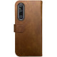 Rosso Element PU Θήκη Πορτοφόλι Sony Xperia 1 V - Brown (8719246387579)