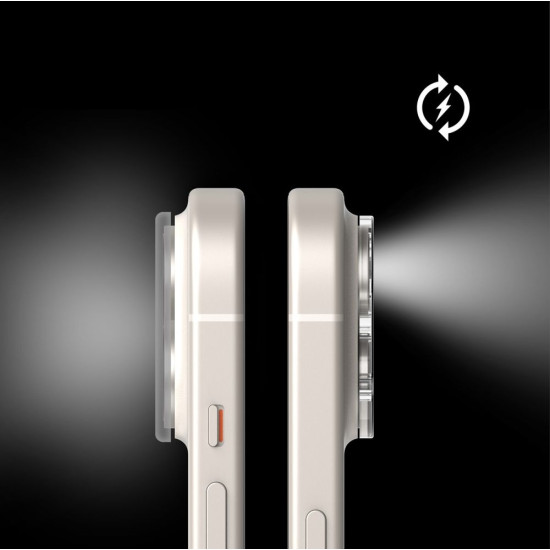 Ringke Camera Protector Full Cover Glass - Αντιχαρακτικό Γυαλί για Φακό Κάμερας Apple iPhone 15 / 15 Plus - 2 Τεμάχια - Clear (8809919309608)