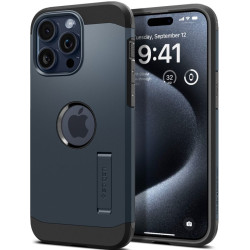 Spigen Tough Armor MagFit - Ανθεκτική Θήκη MagSafe Apple iPhone 15 Pro - Metal Slate (ACS06734)
