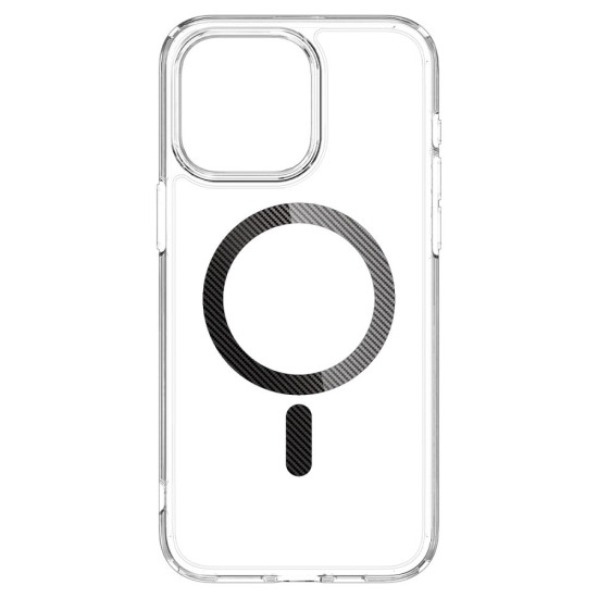 Θήκη Apple iPhone 15 Pro Max - Spigen Ultra Hybrid MagFit με MagSafe - Carbon Fiber (ACS06578)