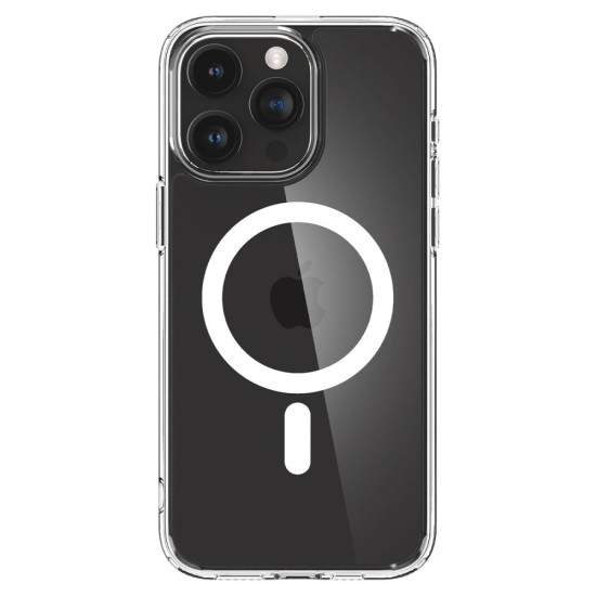 Θήκη Apple iPhone 15 Pro Max - Spigen Ultra Hybrid MagFit με MagSafe - White (ACS06576)