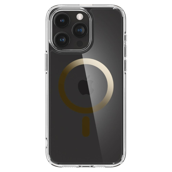 Θήκη Apple iPhone 15 Pro Max - Spigen Ultra Hybrid MagFit με MagSafe - Gold (ACS06579)