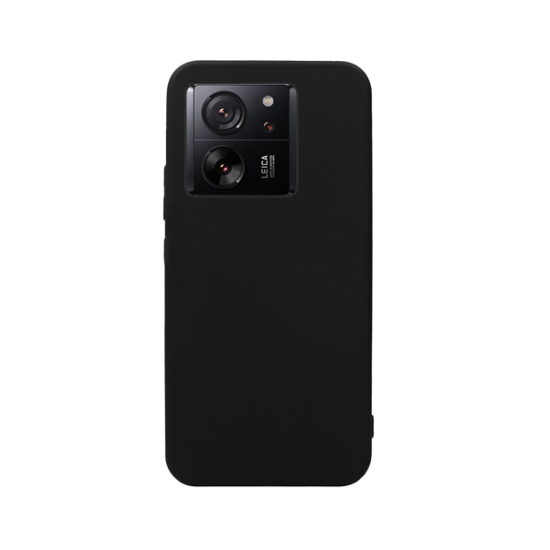 Vivid Σετ Θήκη Σιλικόνης & Full Face Tempered Glass - Xiaomi 13T / 13T Pro - Black (VIMAT324GLASSBK)