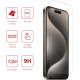 Rosso Tempered Glass - Αντιχαρακτικό Προστατευτικό Γυαλί Οθόνης Apple iPhone 15 Pro - Clear (8719246401077)