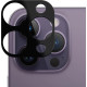 Rosso Camera Lens Protector - Προστατευτικό Κάλυμμα Κάμερας - Apple iPhone 15 Pro / 15 Pro Max - Black (8719246409523)