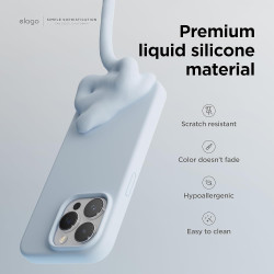 Elago Silicone Case - Premium Θήκη Σιλικόνης Apple iPhone 15 Pro - Light Blue (ES15SC61PRO-LBL)
