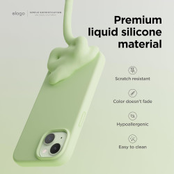 Elago Silicone Case - Premium Θήκη Σιλικόνης Apple iPhone 15 - Pastel Green (ES15SC61-PGR)