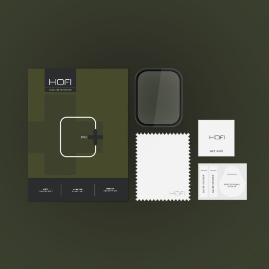 Hofi Premium Pro+ Hybrid Tempered Glass - Xiaomi Redmi Watch 3 Active - Black (9319456604825)