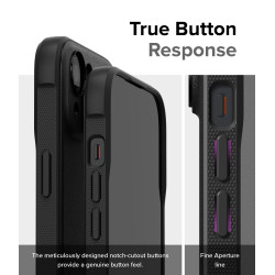 Ringke Onyx Θήκη Σιλικόνης - Apple iPhone 15 - Black (8809919309264)