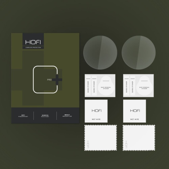 Hofi Premium Pro+ Tempered Glass - Αντιχαρακτικό Γυαλί Οθόνης Huawei Watch GT 4 46mm - Clear - 2 Τεμάχια (9319456606997)