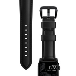 Nomad Traditional Band - Δερμάτινο Λουράκι Apple Watch Ultra/SE/11/10/9/8/7/6/5/4 (49/46/45/44mm) - Black (NM1A41BT00)