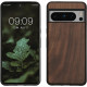 KWmobile Σκληρή Ξύλινη Θήκη με TPU Bumper - Google Pixel 8 Pro - Walnut / Dark Brown (61872.18)
