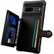 HappyCase 3 σε 1 - Θήκη Σιλικόνης με Ενσωματωμένο PU Πορτοφόλι - Google Pixel 7 - Black (8719246391484)