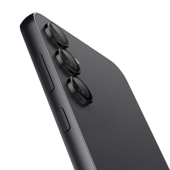 Spigen GLAS.tR EZ Fit OPTIK Pro Camera Lens Protector - Αντιχαρακτικό Προστατευτικό Γυαλί για Φακό Κάμερας Samsung Galaxy S23 FE - 2 Τεμάχια - Black (AGL06987)