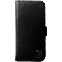 Rosso Elite - MagSafe Δερμάτινη Θήκη / Πορτοφόλι - Apple iPhone 15 Pro - Black (8719246420009)