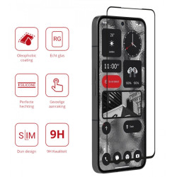 Rosso Tempered Glass - FullFace Αντιχαρακτικό Προστατευτικό Γυαλί Οθόνης Nothing Phone 2 - Black (8719246409431)