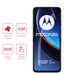Rosso Ultra Clear Screen Protector - Μεμβράνη Προστασίας Οθόνης - Motorola Razr 40 Ultra - 2 Τεμάχια (8719246409318)