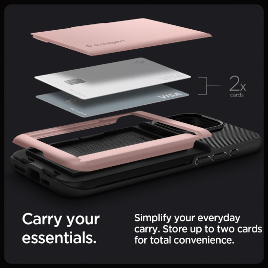 Spigen Slim Armor CS Θήκη Apple iPhone 15 Pro - Rose Gold (ACS06729)