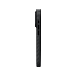 Pitaka MagEZ Case Pro 4 - Ανθεκτική MagSafe Θήκη Aramid Fiber Body με TPU - Apple iPhone 15 Pro - 1.6mm - 600D - Black / Grey / Twill (KI1501PPA)