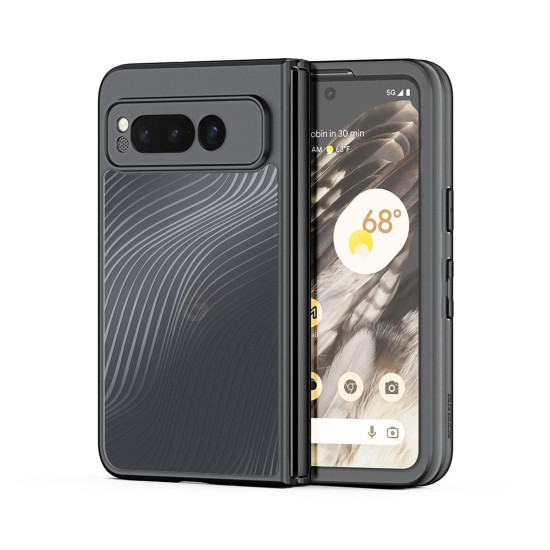 DuxDucis Aimo Series - Premium Ημιδιάφανη Σκληρή Θήκη - Google Pixel Fold - Black (6934913026663)