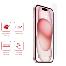 Rosso Ultra Clear Screen Protector - Μεμβράνη Προστασίας Οθόνης - Apple iPhone 15 Plus - 2 Τεμάχια (8719246401138)