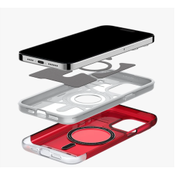 Spigen Classic C1 MagFit - Ανθεκτική Σκληρή Θήκη MagSafe - Apple iPhone 15 Pro Max - Ruby (ACS06609)