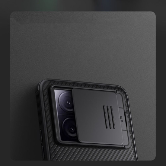 Nillkin CamShield Pro - Σκληρή Θήκη με Κάλυμμα για την Κάμερα - Xiaomi 13T / 13T Pro - Black (6902048270916)