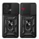 Tech-Protect Camshield Pro - Ανθεκτική Θήκη Motorola Edge 40 Neo με Κάλυμμα για την Κάμερα & Μεταλλικό Ring Holder - Black (9319456607321)
