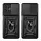 Tech-Protect Camshield Pro - Ανθεκτική Θήκη Motorola Moto G54 με Κάλυμμα για την Κάμερα & Μεταλλικό Ring Holder - Black (9319456607338)