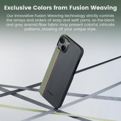 Pitaka Fusion Weaving MagEZ Case 4 - MagSafe Θήκη Aramid Fiber Body Apple iPhone 15 Plus - 0.95mm - 600D - Overture (FO1501M)
