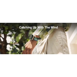 Pitaka Poetry of Things ChromaCarbon Watch Band - Λουράκι από Aramid Fiber / Ανθρακονήματα & Ανοξείδωτο Ατσάλι - Apple Watch Ultra/SE/11/10/9/8/7/6/5/4 (49/46/45/44/42/41/40/38mm) - Wind (AWB2305)