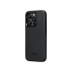 Θήκη iPhone 15 Pro Pitaka MagEZ Case Pro 4 με MagSafe Aramid Fiber Body & TPU 1.6mm 1500D - Black / Grey / Twill (KI1501PP)