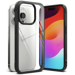 Ringke Fusion Bold - Σκληρή Διάφανη Θήκη με TPU Bumper - Apple iPhone 15 Pro Max - Black (8809919306652)