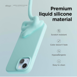 Elago Silicone Case - Premium Θήκη Σιλικόνης Apple iPhone 15 - Aqua Sky (ES15SC61-ASKY)