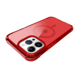 Prodigee Safetee Neo + Mag - Σκληρή Ανθεκτική Ημιδιάφανη Θήκη MagSafe - Apple iPhone 15 Pro - Ruby (IPH15P-6.1-NEOM-RBY)
