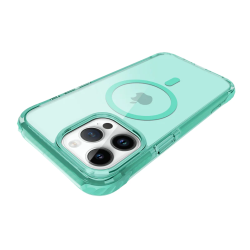 Prodigee Safetee Neo + Mag - Σκληρή Ανθεκτική Ημιδιάφανη Θήκη MagSafe - Apple iPhone 15 Pro Max - Mint (IPH15P-6.7-NEOM-MNT)