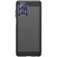 HappyCase Θήκη Σιλικόνης Brushed - Motorola Moto G73 - Black (8719246387869)