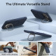 ESR Cloud Soft with Stash Stand - Ανθεκτική MagSafe Θήκη Σιλικόνης Apple iPhone 15 Pro με Kickstand - Dark Blue (4894240176245)