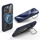 ESR Classic Kickstand Hybrid HaloLock - Διάφανη Ανθεκτική MagSafe Θήκη Apple iPhone 15 Pro - Clear / Dark Blue (4894240176559)