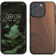 KWmobile Σκληρή Ξύλινη Θήκη με TPU Bumper - Apple iPhone 15 Pro Max - Walnut / Dark Brown (62010.18)