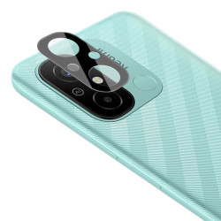 Techsuit Full Camera Tempered Glass - Αντιχαρακτικό Γυαλί Προστασίας για Φακό Κάμερας - Xiaomi Redmi 12C - Black (5949419071353)