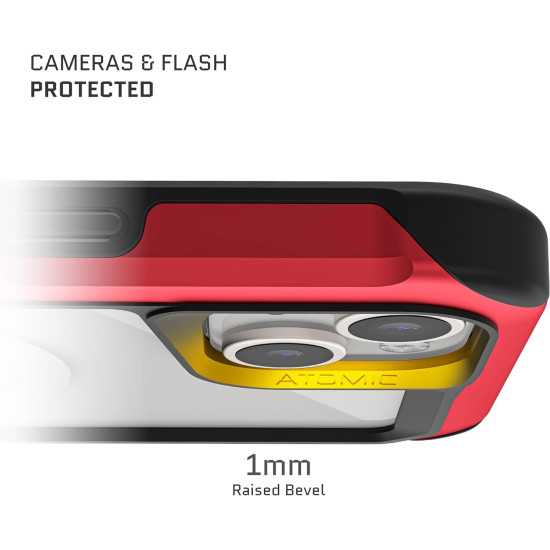 Ghostek Atomic Slim 4 - Ανθεκτική Θήκη MagSafe - Apple iPhone 15 Plus - Red (GHOCAS3509)