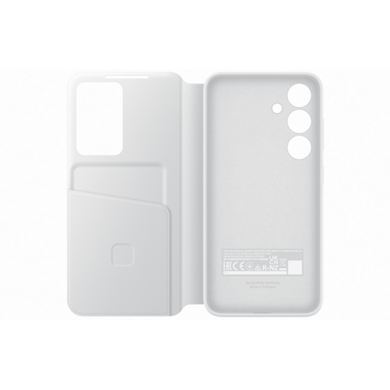 Θήκη Flip με Ενεργό Πορτάκι - Samsung Galaxy S24 - Official Samsung Smart View Wallet Case - White (EF-ZS921CWEGWW)