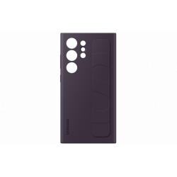 Θήκη Σιλικόνης με Λουράκι Χειρός - Samsung Galaxy S24 Ultra - Official Samsung Standing Grip Case - Dark Violet (EF-GS928CEEGWW)
